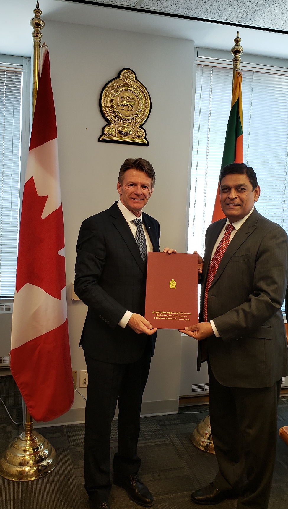 New Honorary Consul for Sri Lanka appointed in Montréal, Quebec