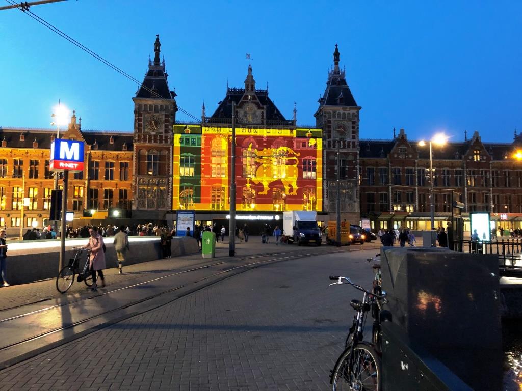 Amsterdam Central Station on 23rd April 2019