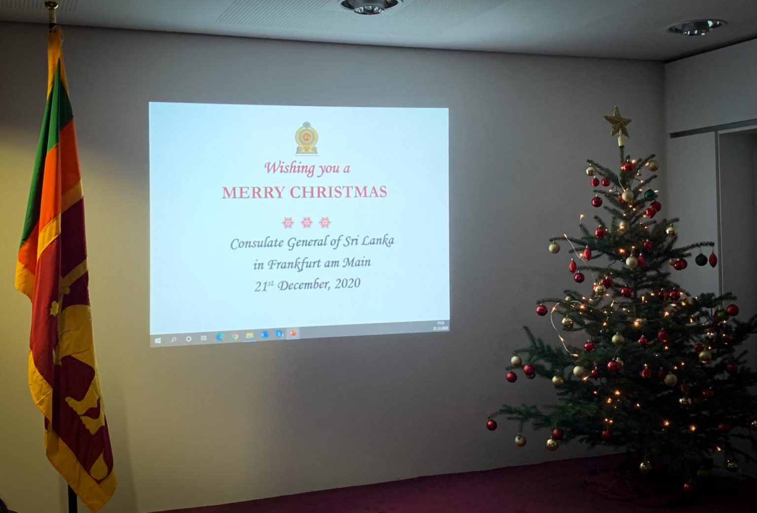 Christmas blessings organised by the Consulate General of Sri Lanka in ...