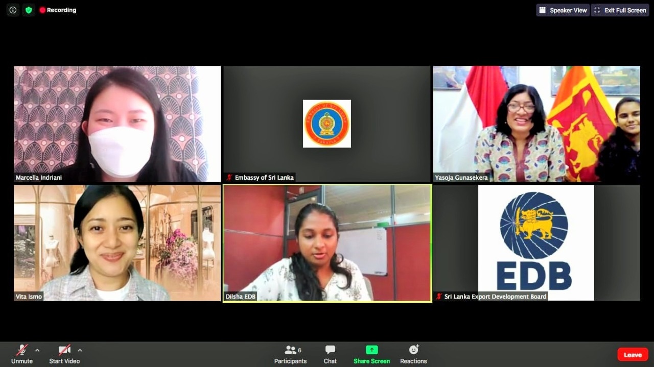 Virtual B2B Meeting Organized By The Embassy Of Sri Lanka In Indonesia ...